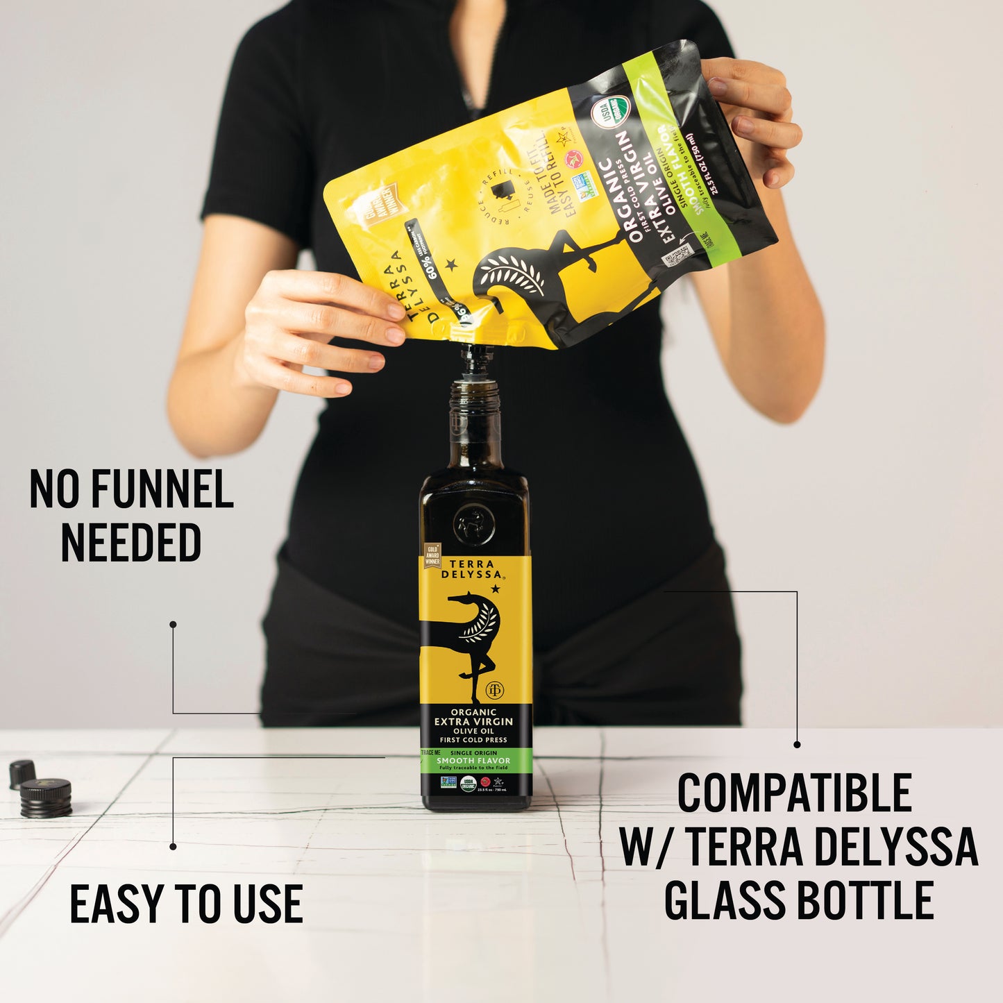 
                  
                    Terra Delyssa Organic Extra Virgin Olive Oil Refill Pouch
                  
                