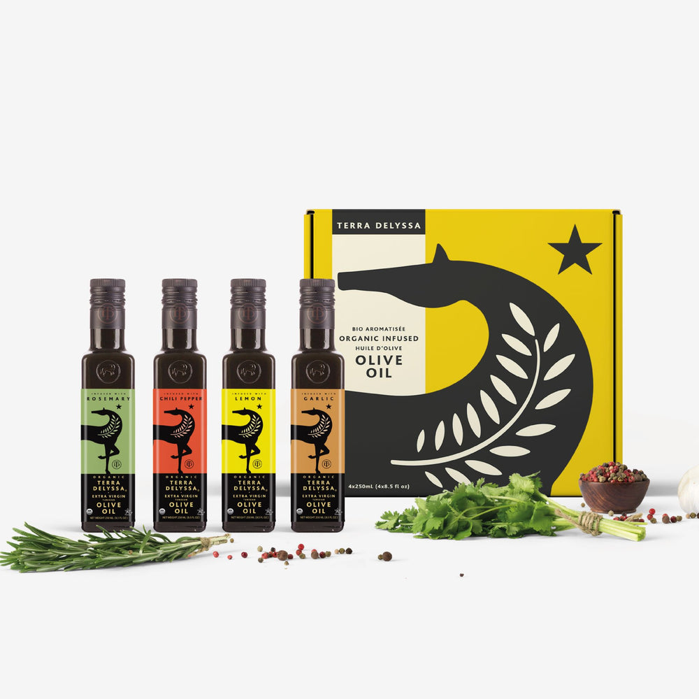 
                  
                    Organic Infused Extra Virgin Olive Oil Set
                  
                