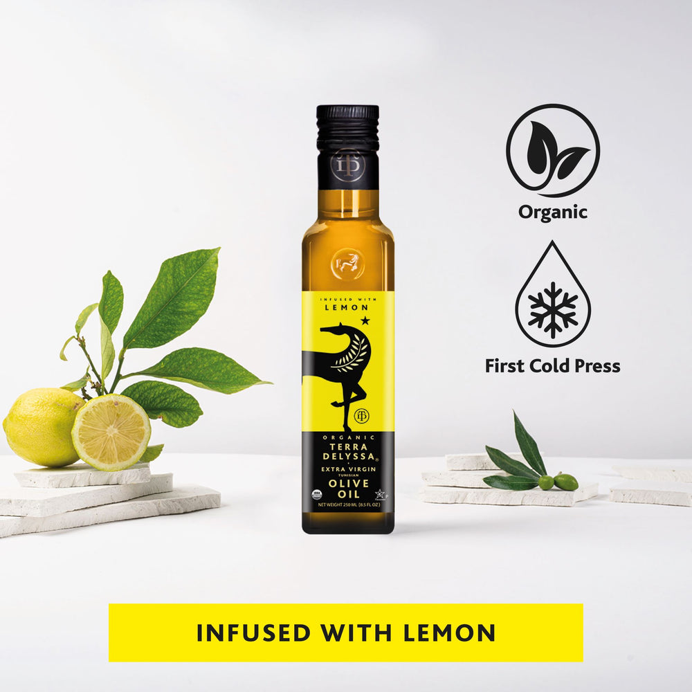 
                  
                    Lemon Infused Extra Virgin Olive Oil
                  
                