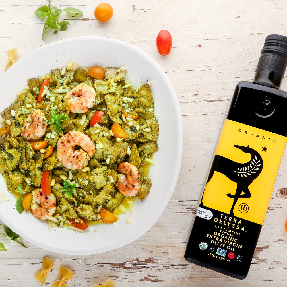 Shrimp Pesto Pasta